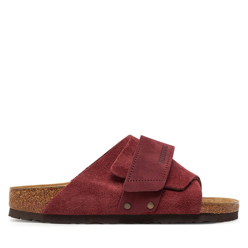 Pantoletten Birkenstock Kyoto Lenb 1028392 Dunkelrot
