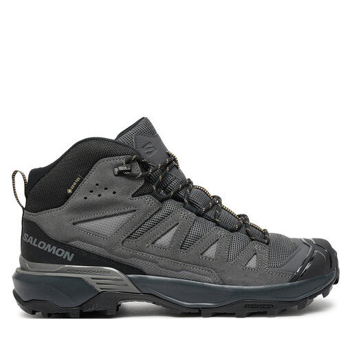 Scarpe da trekking Salomon X Ultra 360 Leather Mid Gore Tex L47570800 Nero