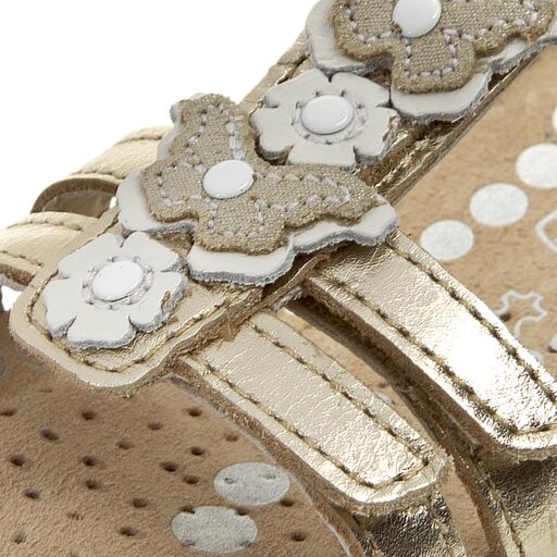 Sand le Clarks Rio Dance Inf 261058466 Metallic Leather eobuv.sk