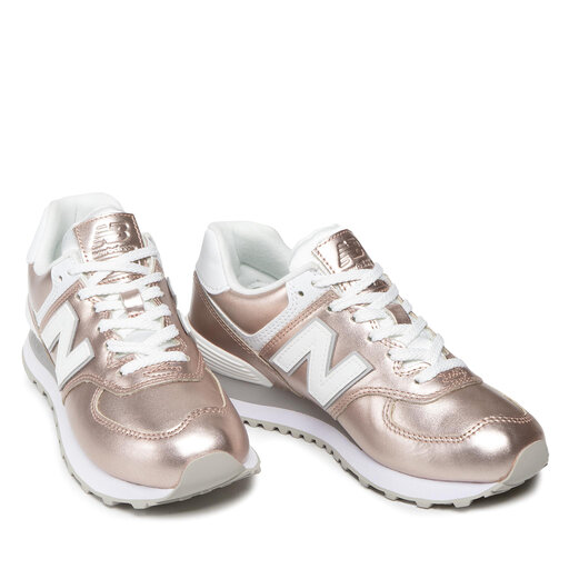 Sneakersy New Balance WL574LB2 Ro owy eobuwie .pl