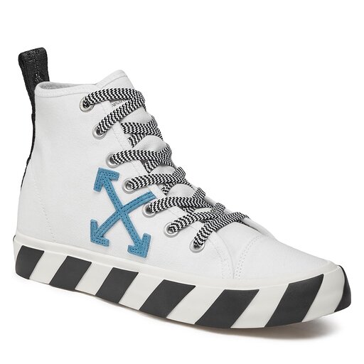 Bambas Off-White Mid Top Vulcanized Canvas OMIA119S22FAB0010145 White ...