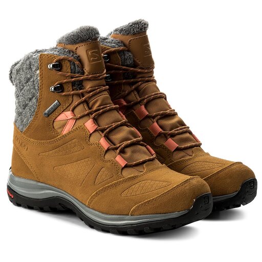 Trekkingschuhe Salomon Ellipse Winter Gtx GORE TEX 398549 20 V0 Braun eschuhe