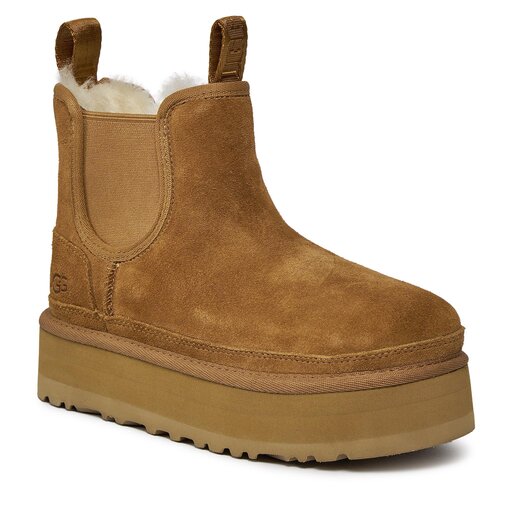 靴 UGG Neumel Platform Chelsea 23cm Снігоходи Ugg Neumel Platform Chelsea 1143710K Коричневий