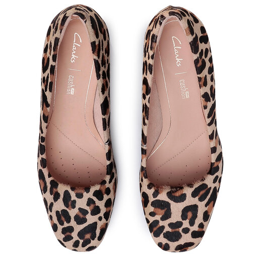 Clarks sheer discount rose leopard