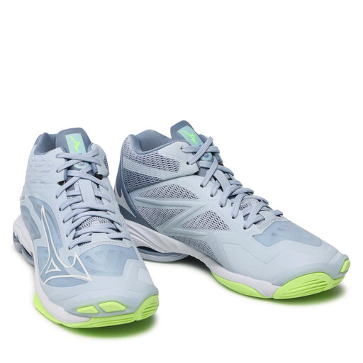 Chaussures pour sport en salle Mizuno Wave Lightning Z7 Mid V1GC2250 Bleu