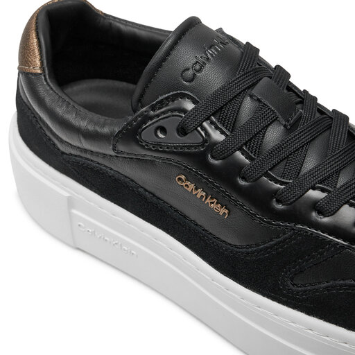 Снікерcи Calvin Klein Ff Cupsole Lace Up W/Ml Mix M HW0HW02125 Чорний