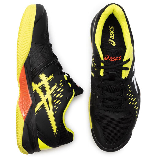 Batai Asics Gel-Challenger 12 Clay 1041A048 Black/Sour Yuzu 015 •  Www.eavalyne.lt