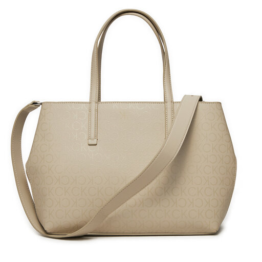 Handtasche Calvin Klein Ck Must Tote Md_Epi Mono K60K611758 Grau 