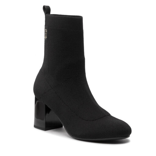 Stiefeletten Tommy Hilfiger Th Logo High Heel Sock Boot FW0FW06539