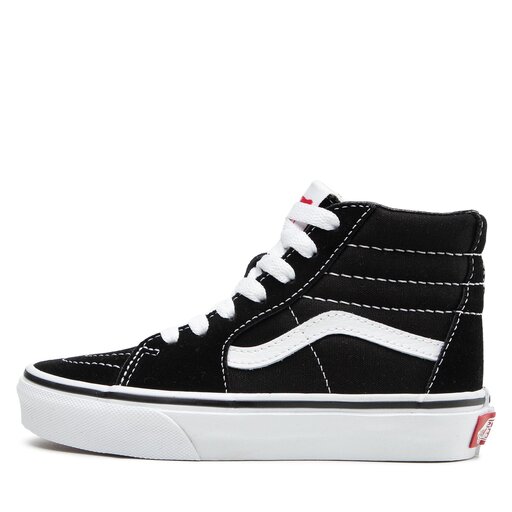 Black and white vans boys cheap