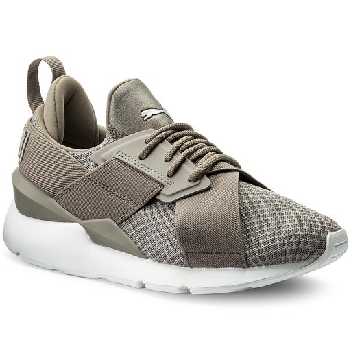 Athletic Sneakers Puma Muse Satin Grau Sneakers Puma Muse Ep