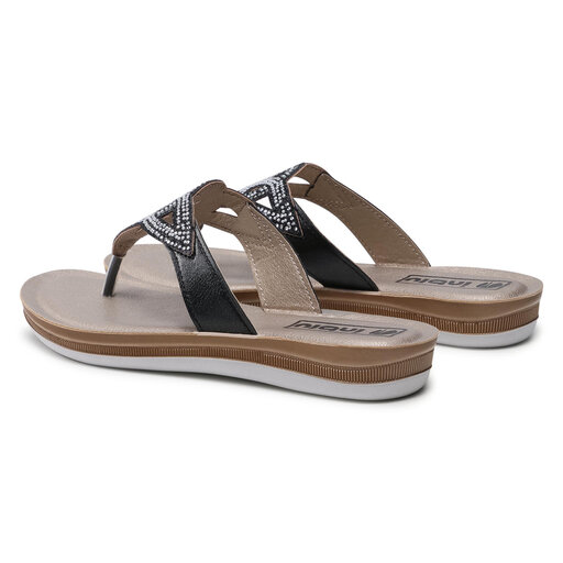 Inblu Herren Flipflops – Bequeme Zehentrenner Mit Weichem Fußbett & Kunstlederband