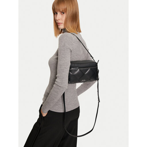 Rankinė Calvin Klein Diamond Quilt Camera Bag W/Pkt