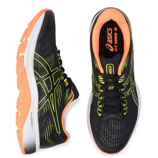 Chaussures Asics GT 1000 8 1011A540 Black Safety Yellow 003