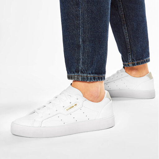 Schuhe adidas Sleek W DB3258 Ftwwht Ftwwht Crywht eschuhe