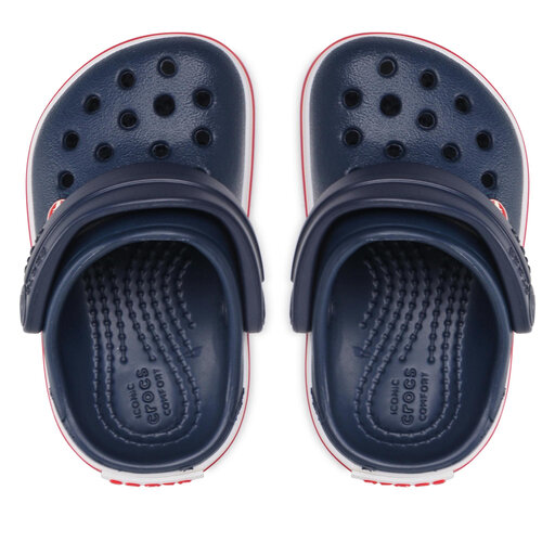 Pantoletten Crocs Crocband Clog T 207005 Dunkelblau eschuhe
