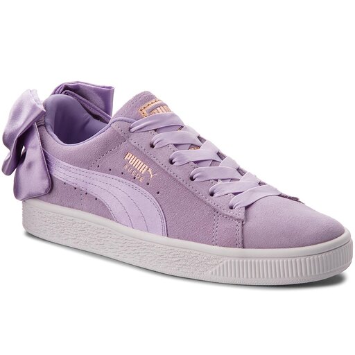 Zapatillas Suede Bow Jr 367316 03 Purple Rose/Purple Rose | zapatos.es
