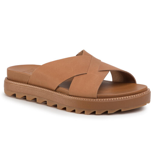 Chanclas Sorel Roaming Criss Cross Slide NL3605-224 Marrón
