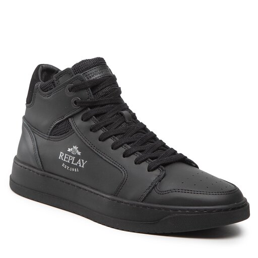Sneakers Replay Reload Premium GMZ3R .000.C0010L Black 0003 | eschuhe.de