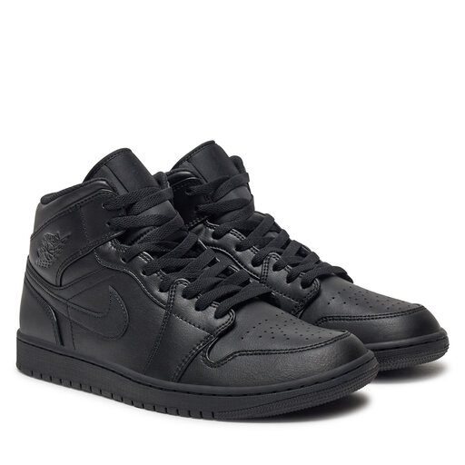 Sneakers Nike Air Jordan 1 Mid 554724 093 Schwarz eschuhe