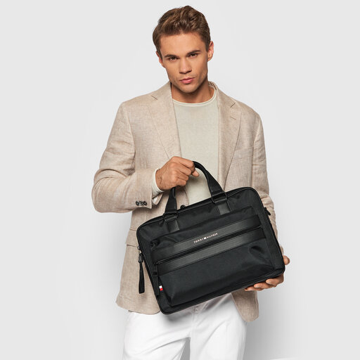 Elevated nylon computer store bag