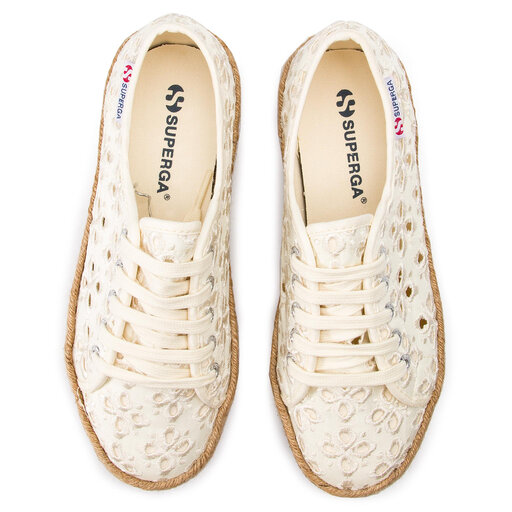 Espadrilles Superga 2790 Quatrefoilsangalloropew S00FIM0 Ecru 912