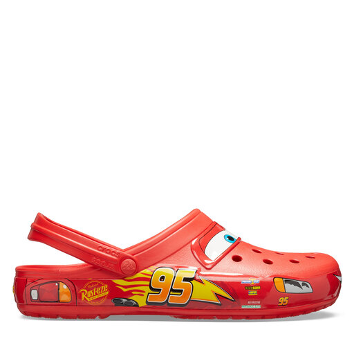 Chanclas Crocs Lightning Mcqueen Crocband Clog 205759 Red 610 zapatos.es