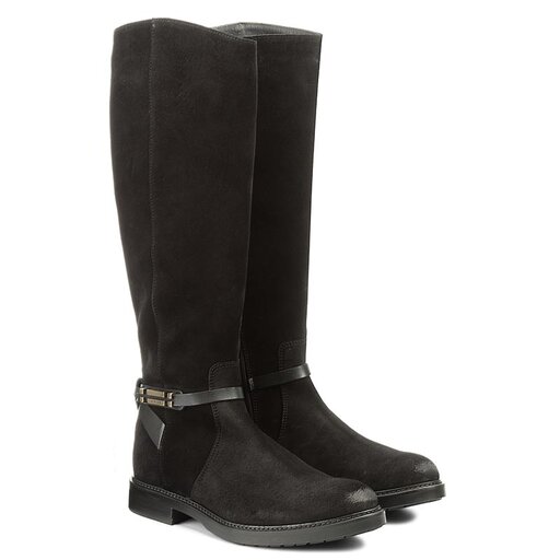 Bottes cavalieres Tommy Hilfiger Holly 17C1 FW0FW01683 Noir fr.eschuhe.ch