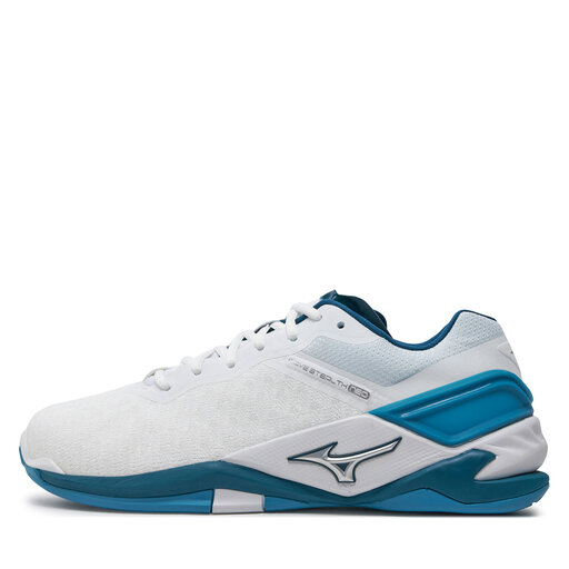 Buty Mizuno Wave Stealth Neo X1GA2000 White Sailor Blue Silver 86