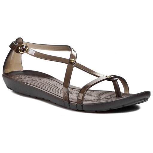 Sandales Crocs Really Sexi Flip Sandal 14175 Espresso Chaussuresfr 