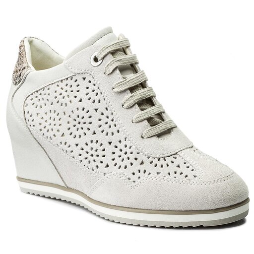 Sneakers Geox D Illusion D8254B 00022 C1002 Off White • Www.zapatos.es