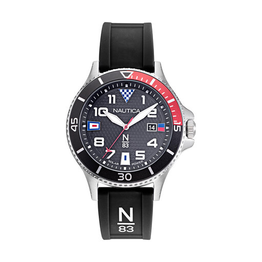 nautica n83 men's cocoa beach solar watch