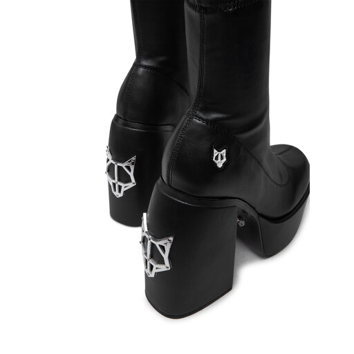 Botki Naked Wolfe Sugar Czarny | eobuwie.com.pl