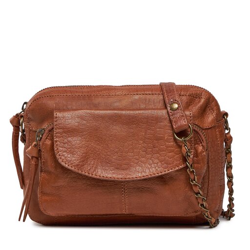 Handtasche Pieces Naina 17063358 Braun