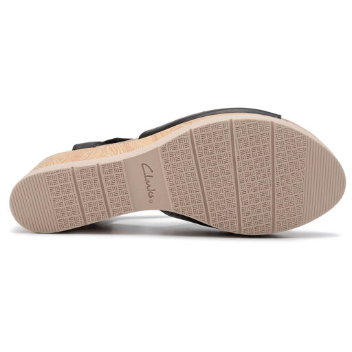 Sand ly Clarks Cammy Glory 261399214 Black Leather eobuv.cz
