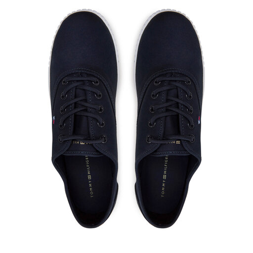Zapatillas de tenis Tommy Hilfiger Canvas Lace Up Sneaker
