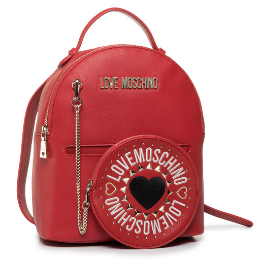 Zaino rosso deals love moschino