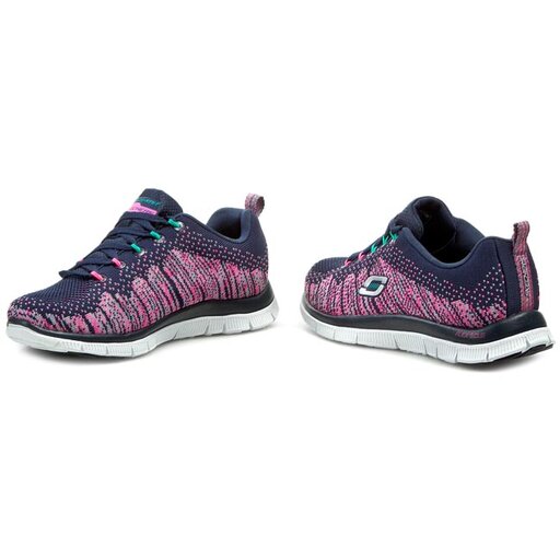 Schuhe Skechers Flex Appeal Talent Flair 12059 NVMT Navy Multi