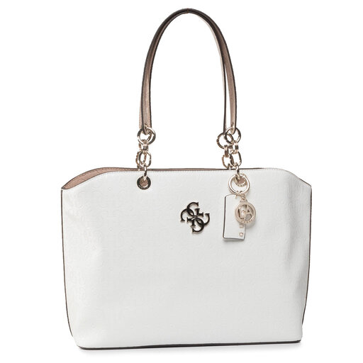 Τσάντα Guess Chic Shine HWSG77 46230 WHITE/MULTI epapoutsia.gr