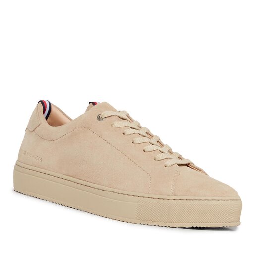 Sneakers Tommy Hilfiger Premium Cup Mono Suede FM0FM04850 Beige  