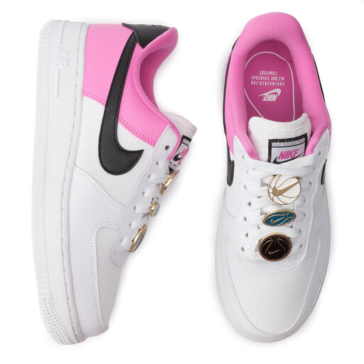 Nike air force 1 07 sales se white black china rose