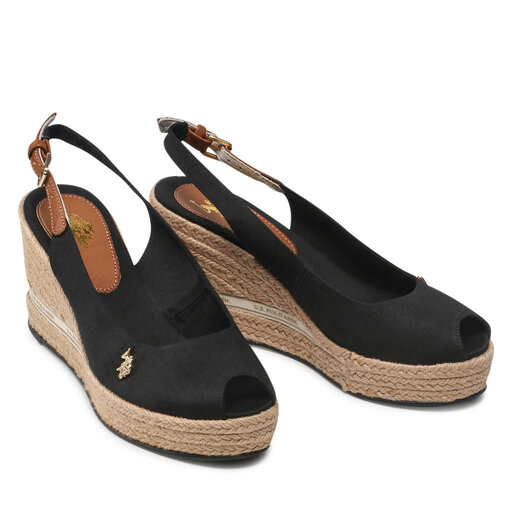 Espadryle Polo Alyssa004 ALYSSA004W/2C1 Czarny