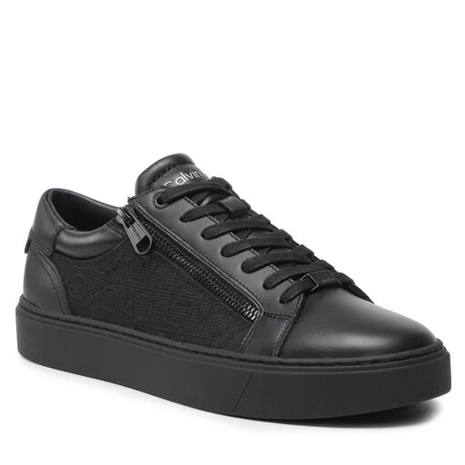 ◆lemohoney03◆ Sneakers Calvin Klein Low Top Lace Up W/Zip Mono Jq