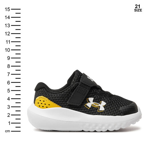 Laufschuhe Under Armour Infant UA Surge 4 AC 3027105 Schwarz eschuhe