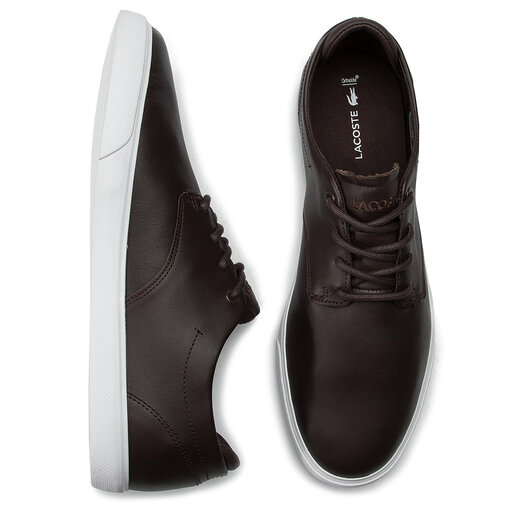 Chaussures basses Lacoste Esparre Bl 1 Cma 7 37CMA00952A6 Marron