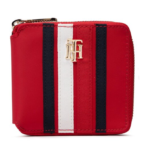 Cartera Tommy Hilfiger Poppy Med Za Corp AW0AW13656 Rojo