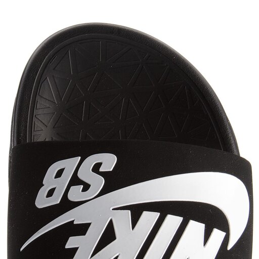 Chanclas Nike Benassi Solarsoft Sb 840067 001 Black/White | zapatos.es