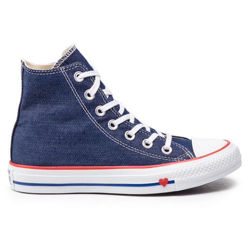 indigo blue converse