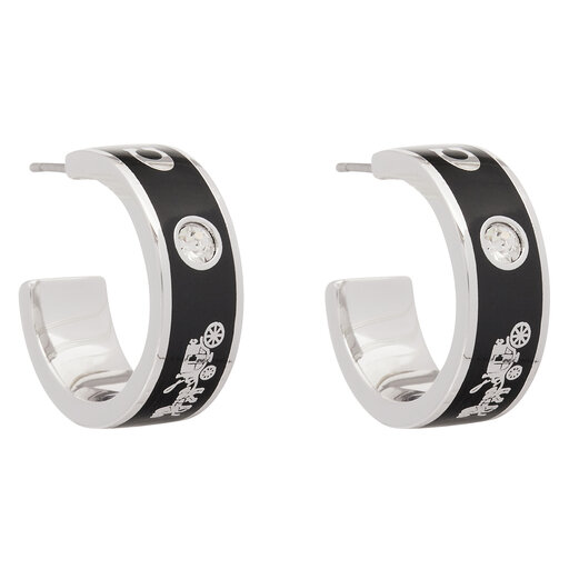 Coach hoop earrings discount