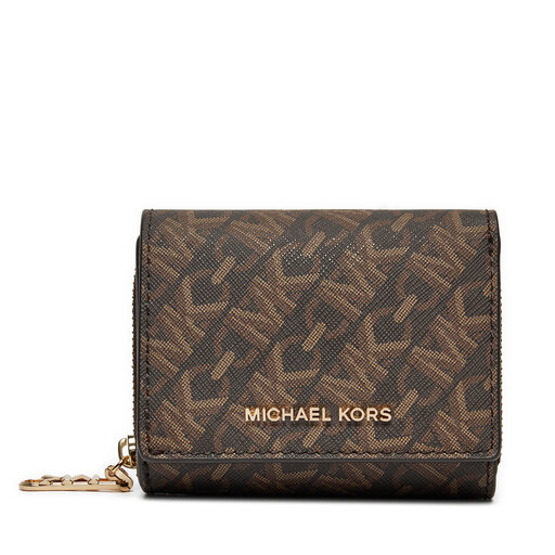 Portafoglio michael kors marrone hotsell